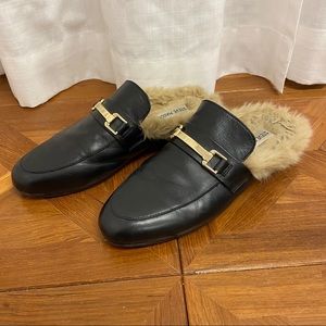 Steve Madden Fur Mules